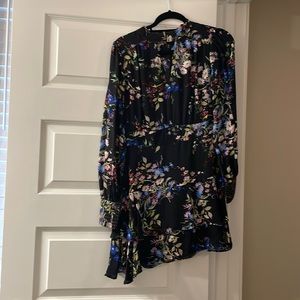 Parker NY dress, 100% silk, bead details